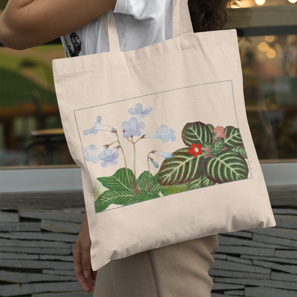 Handbags - Tydea & Cape Primrose Flower Canvas Tote